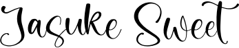 preview image of the Jasuke Sweet font