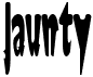 preview image of the Jaunty font