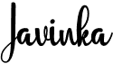 preview image of the Javinka font