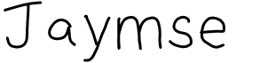 preview image of the Jaymse font