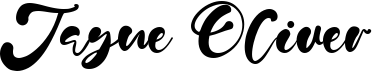 preview image of the Jayne Oliver font