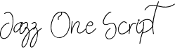 preview image of the Jazz One Script font