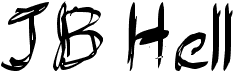 preview image of the JB Hell font