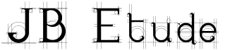 preview image of the JB Etude font