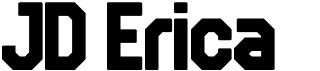 preview image of the JD Erica font