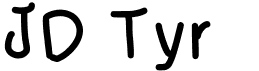 preview image of the JD Tyr font