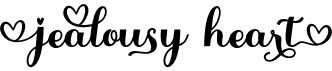 preview image of the Jealousy Heart font