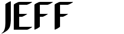 preview image of the Jeff font