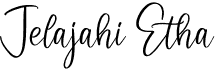 preview image of the Jelajahi Etha font