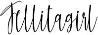 preview image of the Jellitagirl font