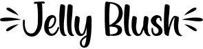 preview image of the Jelly Blush font