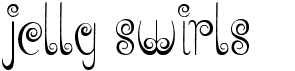 preview image of the Jelly Swirls font