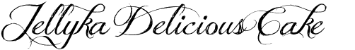 preview image of the Jellyka Delicious Cake font
