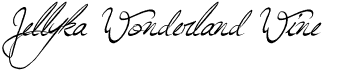 preview image of the Jellyka Wonderland Wine font