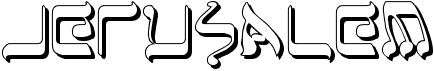 preview image of the Jerusalem font