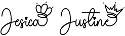 preview image of the Jesica Justine font