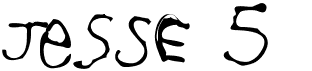 preview image of the Jesse 5 font
