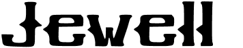 preview image of the Jewell font