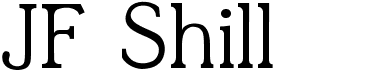 preview image of the JF Shill font