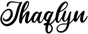 preview image of the Jhaqlyn font