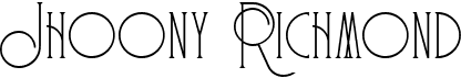 preview image of the Jhoony Richmond font