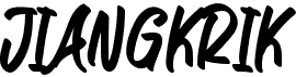 preview image of the Jiangkrik font