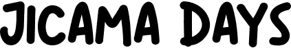 preview image of the Jicama Days font