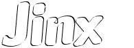 preview image of the Jinx font