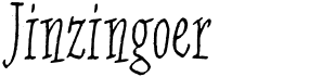 preview image of the Jinzingoer font