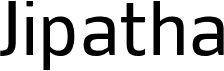 preview image of the Jipatha font