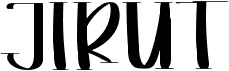 preview image of the Jirut font