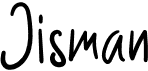 preview image of the Jisman font