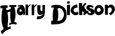 preview image of the JMH Harry Dickson font