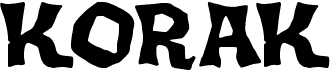 preview image of the JMH Korak font