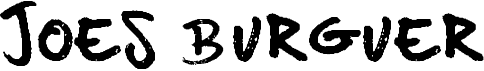 preview image of the Joes Burguer font