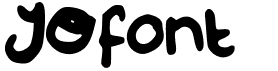 preview image of the JOfont font