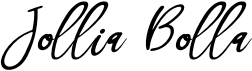 preview image of the Jollia Bolla font