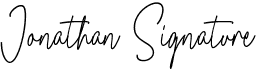 preview image of the Jonathan Signature font