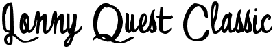 preview image of the Jonny Quest Classic font