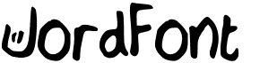 preview image of the JordFont font