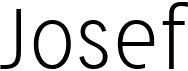 preview image of the Josef font