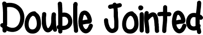 preview image of the Jsb Double Jointed font