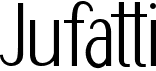 preview image of the Jufatti font