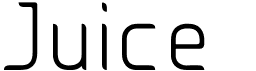 preview image of the Juice font