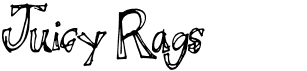 preview image of the Juicy Rags font