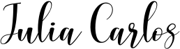 preview image of the Julia Carlos font