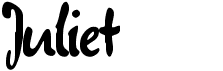preview image of the Juliet font