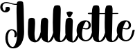 preview image of the Juliette font
