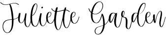 preview image of the Juliette Garden font