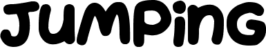 preview image of the Jumping font